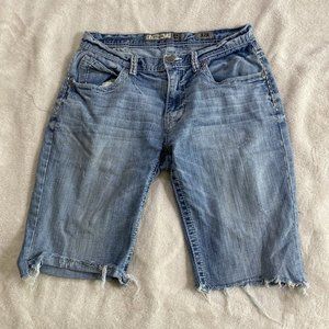 Distressed BKE Derek Denim Jean Shorts Men's‎ 32 32R - Cut Back Pockets